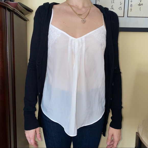 TALULA black button-up cardigan/hoodie (size XXS) - Picture 3 of 6